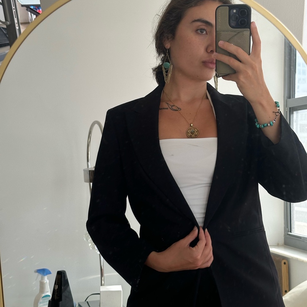 H&M black two-piece suit